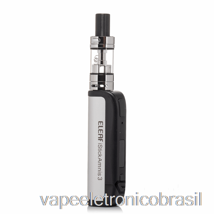 Vape Eletrônico Eleaf Istick Amnis Iii 3 20w Starter Kit Prata